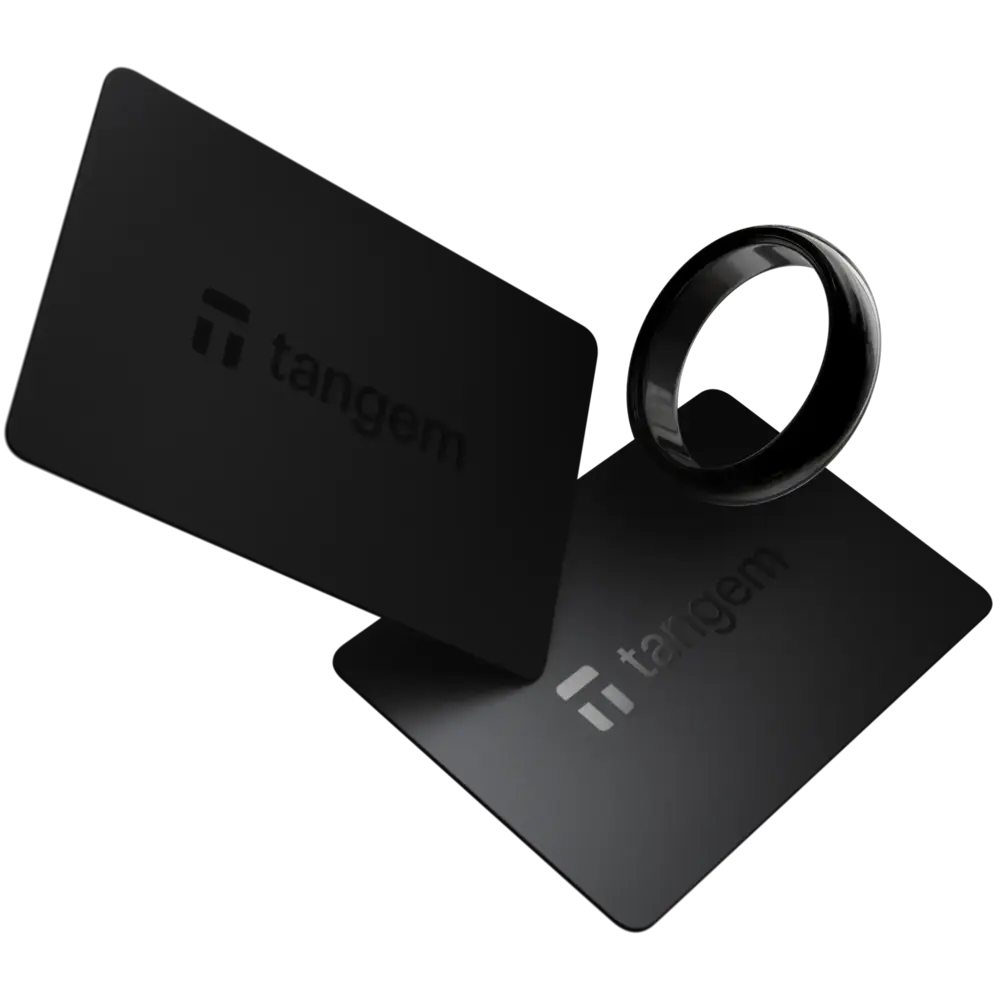Tangem card hardware wallet