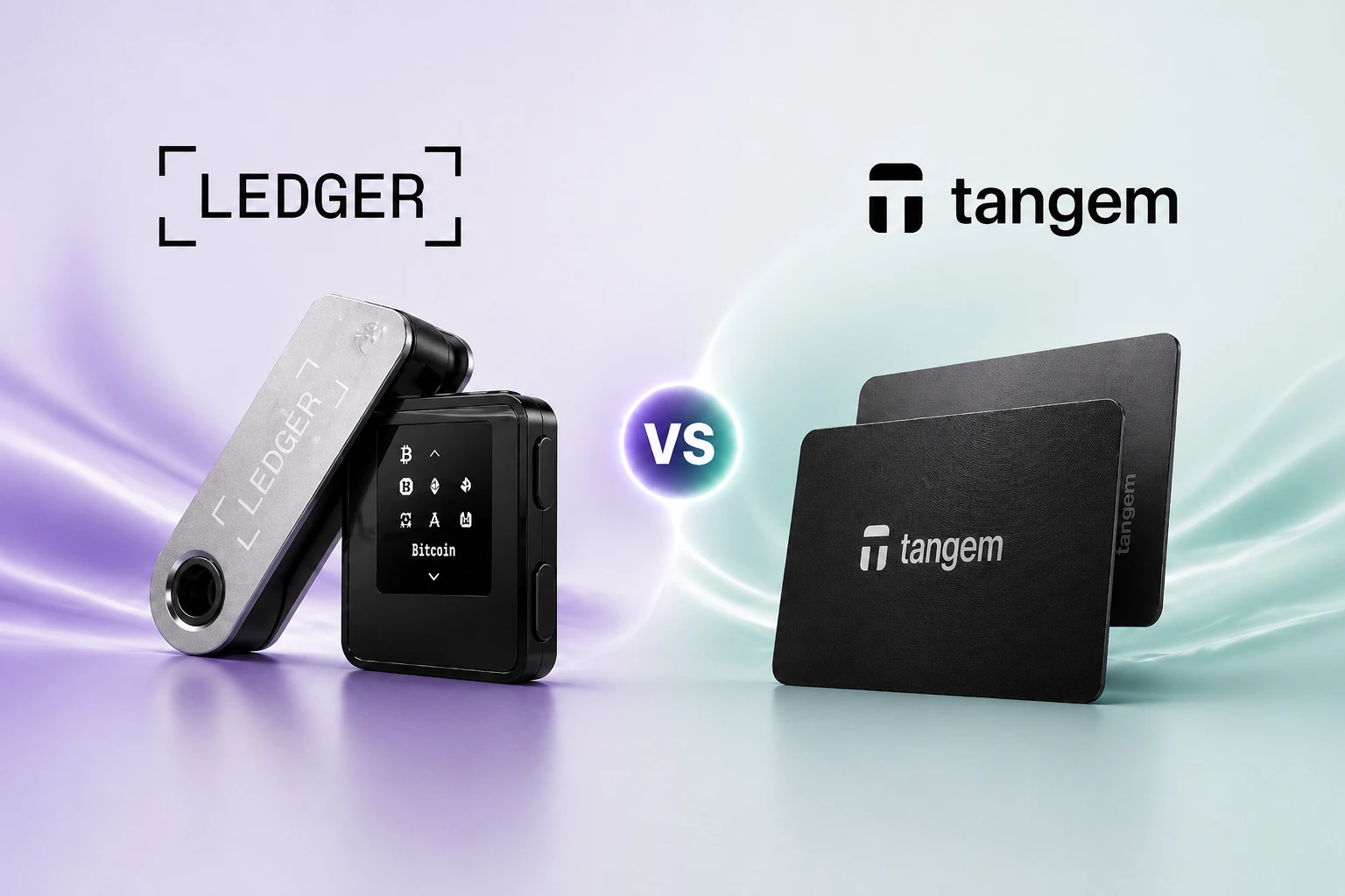 Ledger vs Tangem hardware wallet comparison