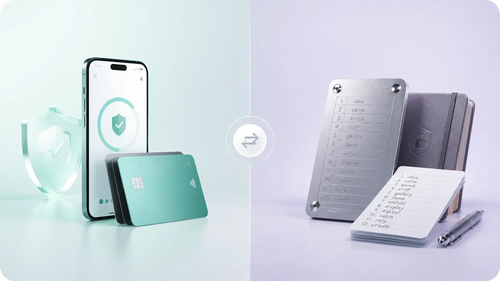 Seedless wallet vs seed phrase backup comparison